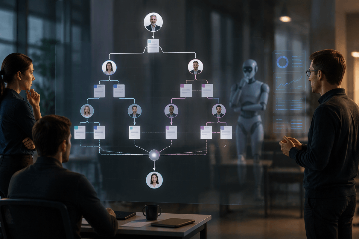 What a manager becomes when coordination gets automated