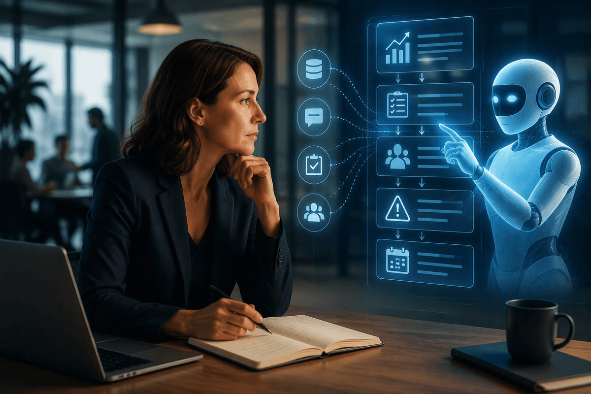 Could AI Agents Change What Middle Managers Do?