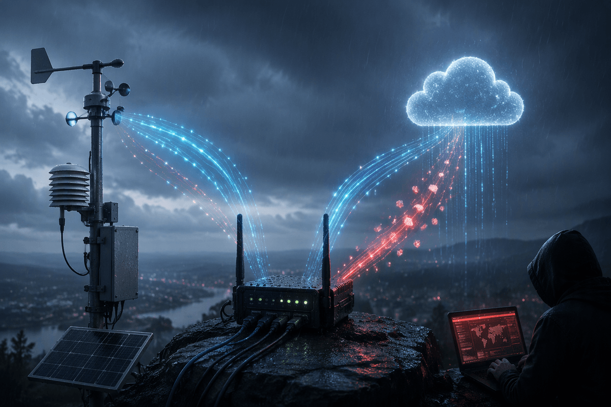 Where weather data can be altered before you ever see it