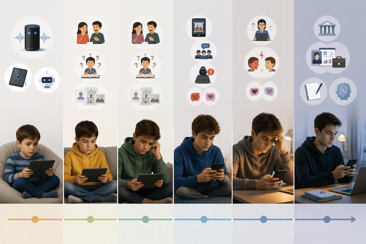 Age changes everything: how worries shift from 7 to 17