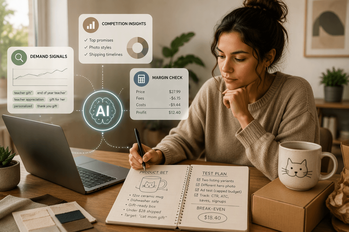 AI Is Changing How Small Online Sellers Decide What to Make